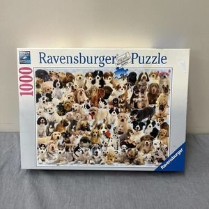 Ravensburger 1000 Piece Jigsaw Puzzle ‘Dogs Galore’ NIB Sealed FS Bnfts Charity